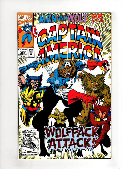 Captain America, Vol. 1 #406 (1992) Buy & Sell Comics Online Comic Shop Toronto Canada