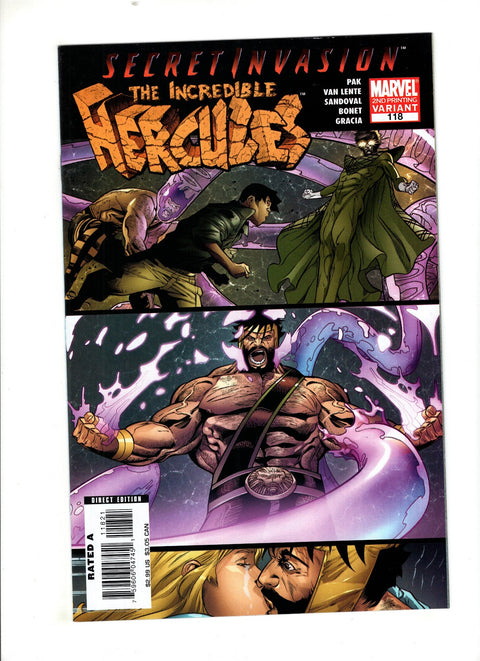 Incredible Hercules #118 (Cvr B) (2008) 2nd Printing Sandoval Variant B 2nd Printing Sandoval Variant Buy & Sell Comics Online Comic Shop Toronto Canada