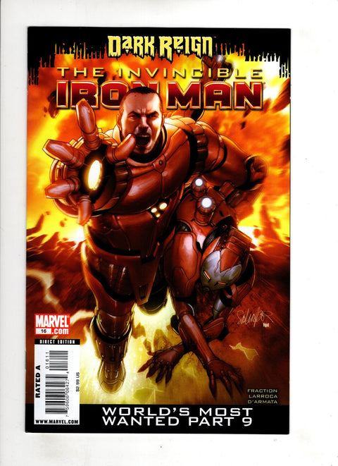 Invincible Iron Man, Vol. 1 #16 (Cvr A) (2009) Salvador Larroca A Salvador Larroca Buy & Sell Comics Online Comic Shop Toronto Canada