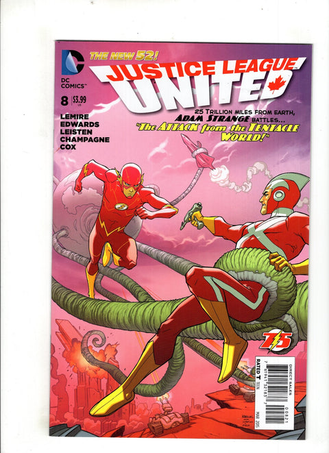 Justice League United #8 (Cvr B) (2015) Flash 75th Anniversary