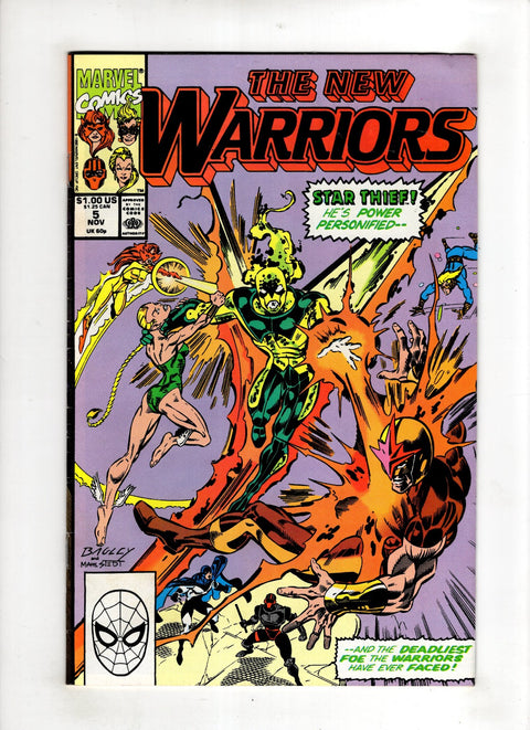 The New Warriors, Vol. 1 #5 (1990) Buy & Sell Comics Online Comic Shop Toronto Canada