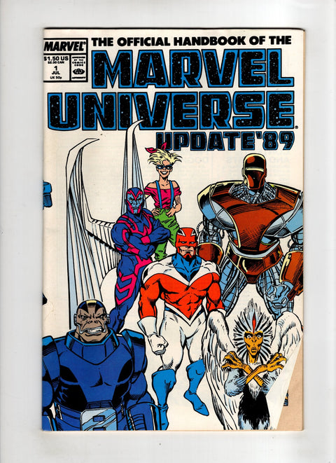 The Official Handbook of the Marvel Universe: Update '89 #1 (1989) Buy & Sell Comics Online Comic Shop Toronto Canada