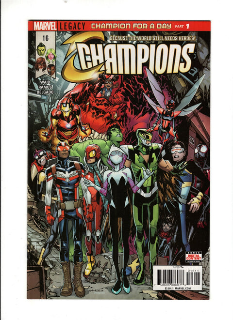 Champions, Vol. 2 (Marvel) #16 (2018) Humberto Ramos Humberto Ramos Buy & Sell Comics Online Comic Shop Toronto Canada