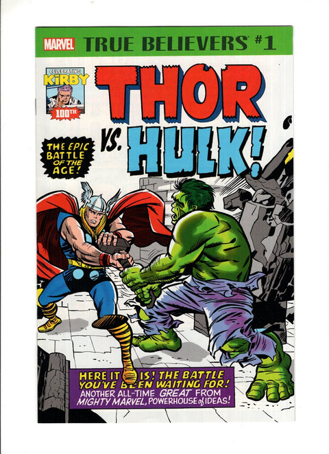 True Believers: Kirby 100th: Thor Vs Hulk #1 #1 (2017) Buy & Sell Comics Online Comic Shop Toronto Canada
