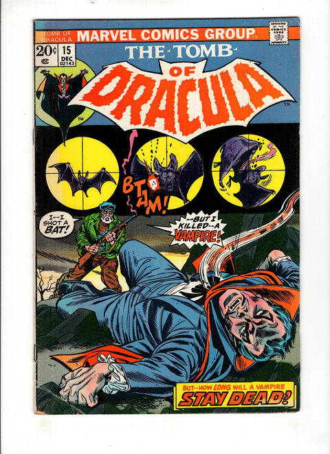 Tomb of Dracula, Vol. 1 #15 (1973) Buy & Sell Comics Online Comic Shop Toronto Canada
