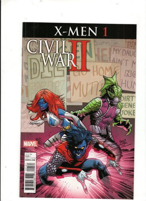 Civil War II: X-Men #1 (Cvr B) (2016) Variant Greg Land Cover B Variant Greg Land Cover Buy & Sell Comics Online Comic Shop Toronto Canada