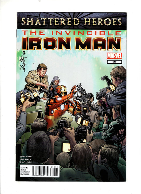 Invincible Iron Man, Vol. 1 #510 (Cvr A) (2011) Salvador Larroca A Salvador Larroca Buy & Sell Comics Online Comic Shop Toronto Canada