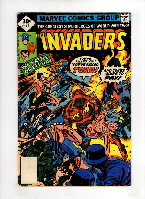 The Invaders, Vol. 1 #21 (1977) Buy & Sell Comics Online Comic Shop Toronto Canada