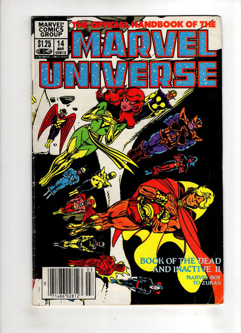 Official Handbook of the Marvel Universe, Vol. 1 #14 (Cvr B) (1983) Newsstand Edition B Newsstand Edition Buy & Sell Comics Online Comic Shop Toronto Canada