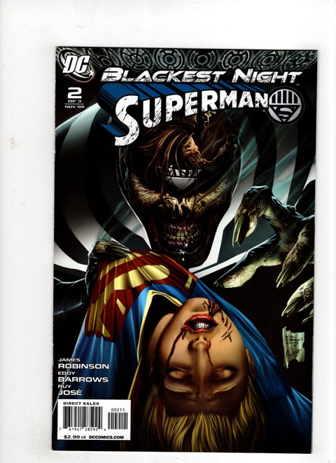 Blackest Night: Superman #2 (Cvr A) (2009) Eddy Barrows A Eddy Barrows Buy & Sell Comics Online Comic Shop Toronto Canada