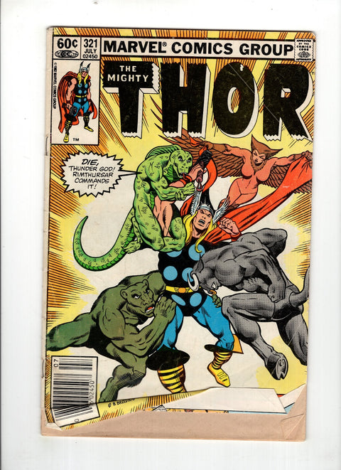 Thor, Vol. 1 #321 (1982) Buy & Sell Comics Online Comic Shop Toronto Canada