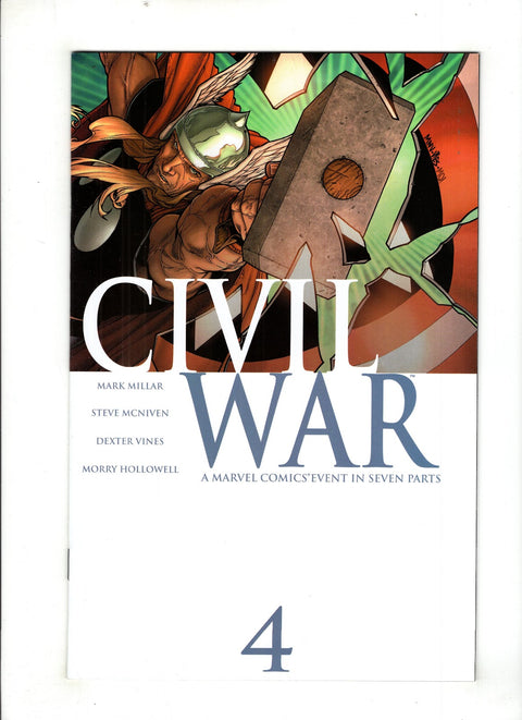 Civil War, Vol. 1 #4 (Cvr A) (2006) Steve McNiven A Steve McNiven Buy & Sell Comics Online Comic Shop Toronto Canada