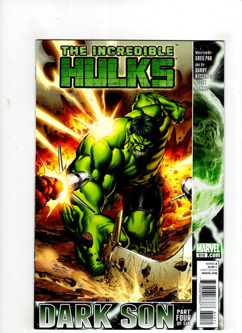 The Incredible Hulks #615 (2010) Carlo Pagulayan Carlo Pagulayan Buy & Sell Comics Online Comic Shop Toronto Canada