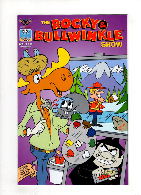 Rocky & Bullwinkle Show #1 (Cvr A) (2017) Main Gallant A Main Gallant Buy & Sell Comics Online Comic Shop Toronto Canada