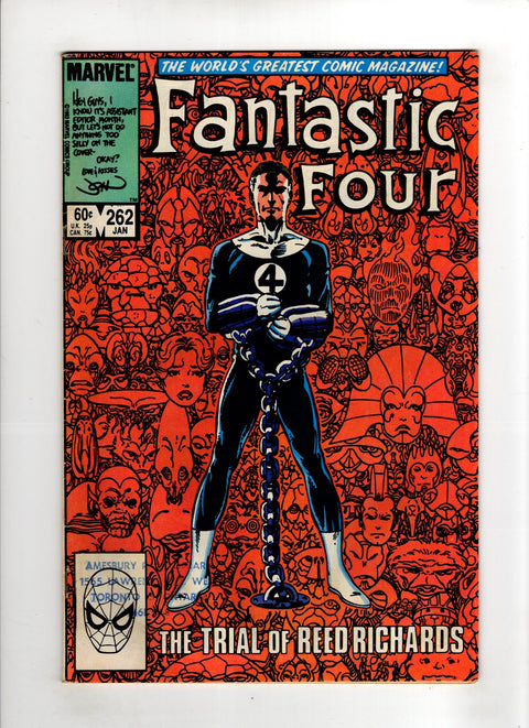 Fantastic Four, Vol. 1 #262 (1983) Stamp on cover Stamp on cover Buy & Sell Comics Online Comic Shop Toronto Canada