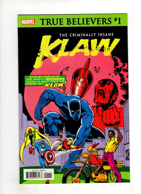 True Believers: Criminally Insane Klaw #1 (2020) True Believers True Believers Buy & Sell Comics Online Comic Shop Toronto Canada