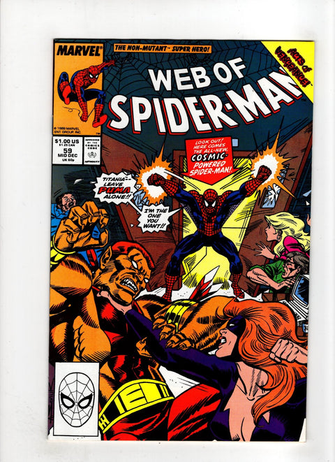 Web of Spider-Man, Vol. 1 #59 (1989) Buy & Sell Comics Online Comic Shop Toronto Canada