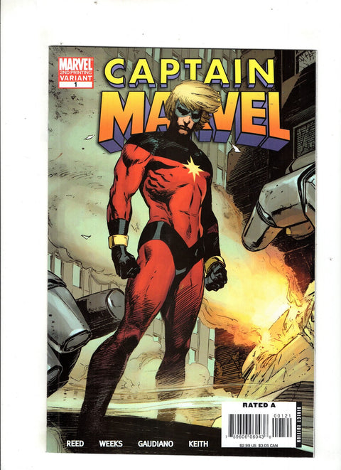 Captain Marvel, Vol. 7 #1 (2007) 2nd Printing Lee Weeks 2nd Printing Lee Weeks Buy & Sell Comics Online Comic Shop Toronto Canada