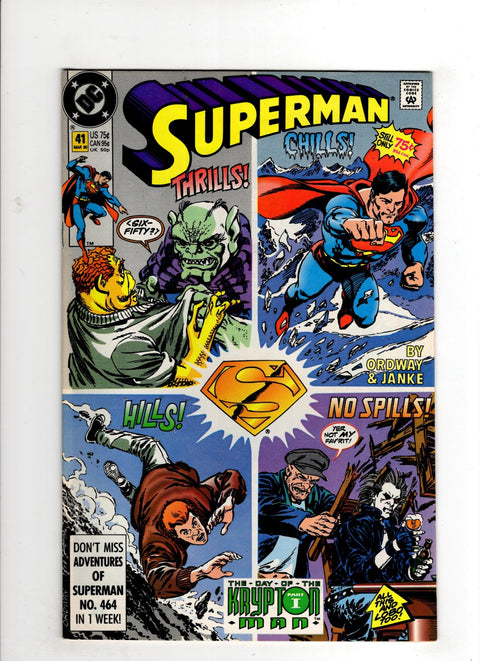 Superman, Vol. 2 #41 (1990) Buy & Sell Comics Online Comic Shop Toronto Canada
