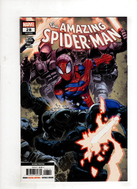 The Amazing Spider-Man, Vol. 5 #28 (Cvr D) (2019) 2nd Printing Kev Walker D 2nd Printing Kev Walker Buy & Sell Comics Online Comic Shop Toronto Canada