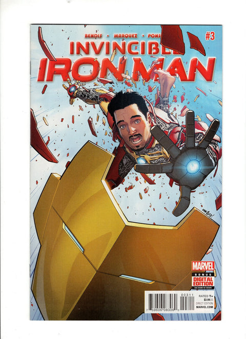 Invincible Iron Man, Vol. 2 #3 (Cvr A) (2015) David Marquez A David Marquez Buy & Sell Comics Online Comic Shop Toronto Canada