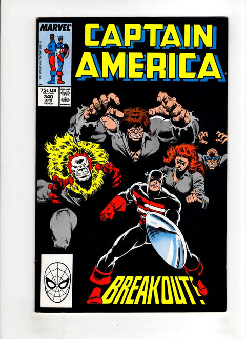 Captain America, Vol. 1 #340 (1988) Buy & Sell Comics Online Comic Shop Toronto Canada