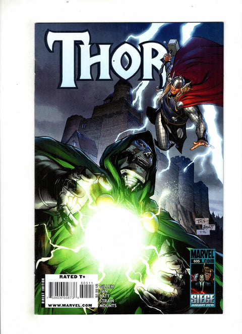 Thor, Vol. 3 #605 (Cvr A) (2009) Billy Tan A Billy Tan Buy & Sell Comics Online Comic Shop Toronto Canada