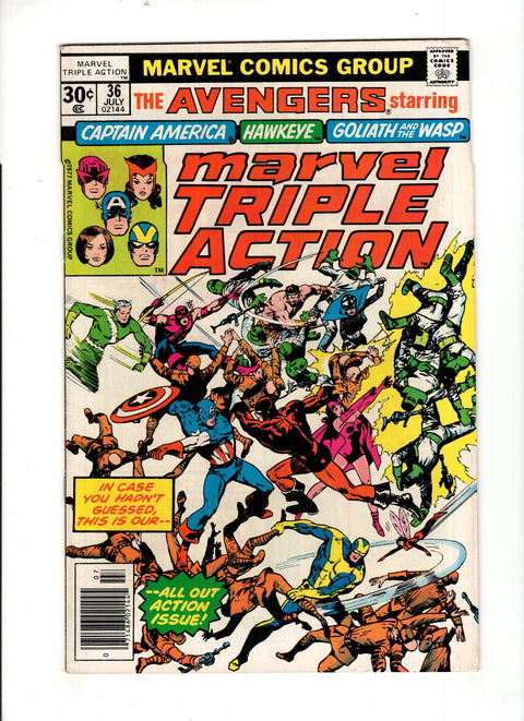 Marvel Triple Action, Vol. 1 #36 (1977) Buy & Sell Comics Online Comic Shop Toronto Canada