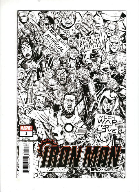 Iron Man 2020, Vol. 2 #1 (Cvr L) (2020) Incentive Nick Roche Party Sketch L Incentive Nick Roche Party Sketch Buy & Sell Comics Online Comic Shop Toronto Canada