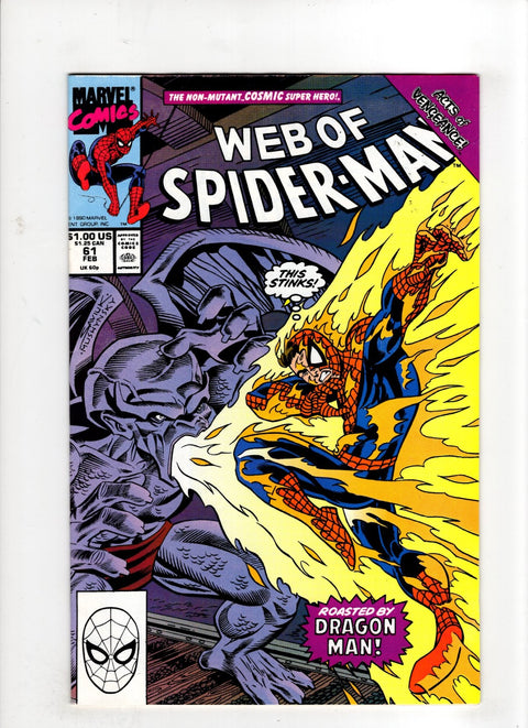 Web of Spider-Man, Vol. 1 #61 (1989) Buy & Sell Comics Online Comic Shop Toronto Canada