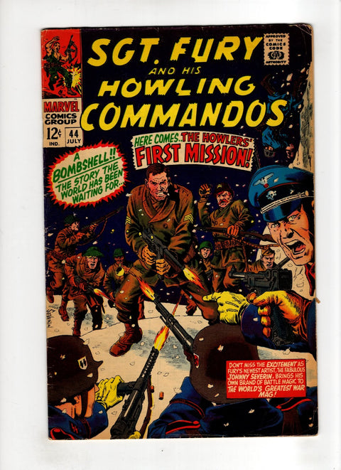 Sgt. Fury and His Howling Commandos #44 (1967) Buy & Sell Comics Online Comic Shop Toronto Canada