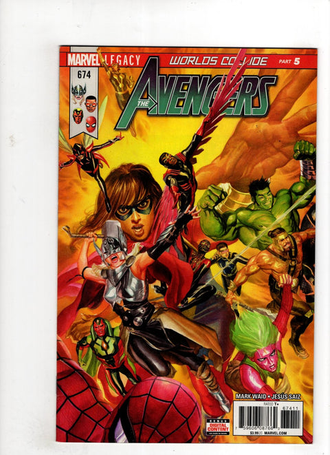 Avengers, Vol. 7 #674 (Cvr A) (2017) Alex Ross A Alex Ross Buy & Sell Comics Online Comic Shop Toronto Canada