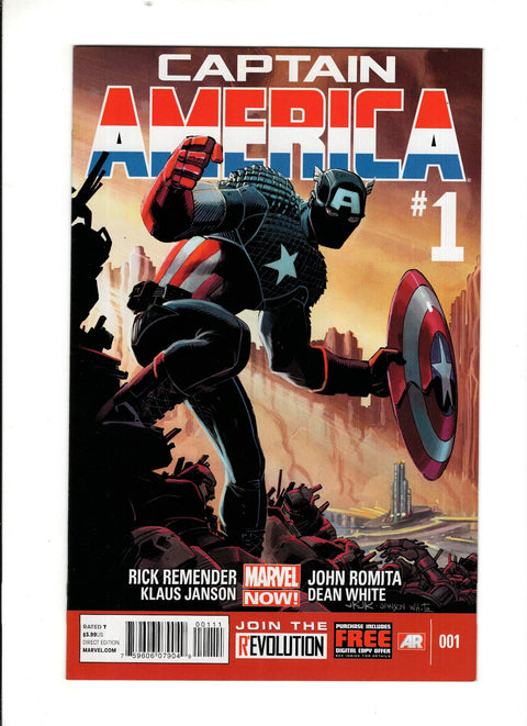 Captain America, Vol. 7 #1 (Cvr A) (2012) John Romita Jr. A John Romita Jr. Buy & Sell Comics Online Comic Shop Toronto Canada
