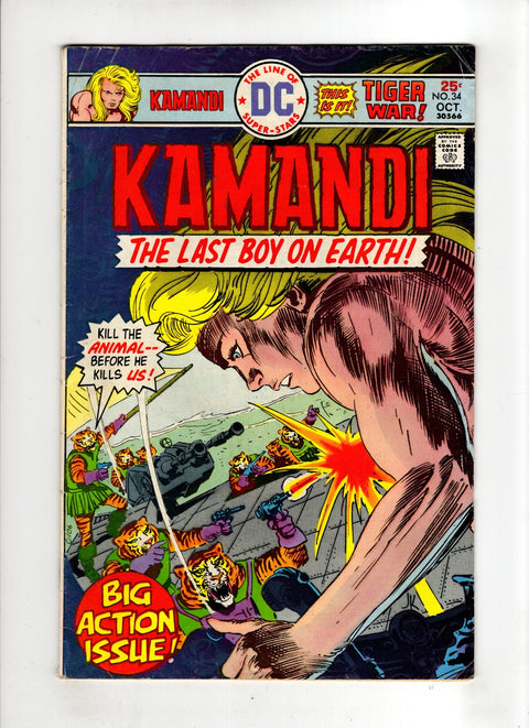 Kamandi: The Last Boy on Earth! #34 (1975) Buy & Sell Comics Online Comic Shop Toronto Canada