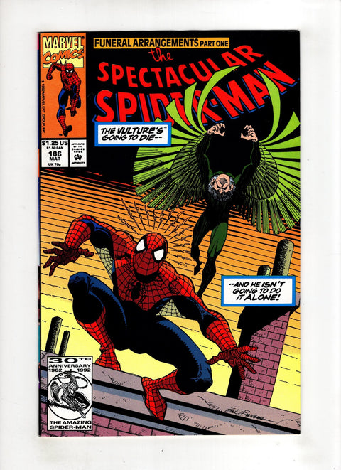 The Spectacular Spider-Man, Vol. 1 #186 (1992) Buy & Sell Comics Online Comic Shop Toronto Canada