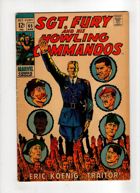 Sgt. Fury and His Howling Commandos #65 (1969) Buy & Sell Comics Online Comic Shop Toronto Canada