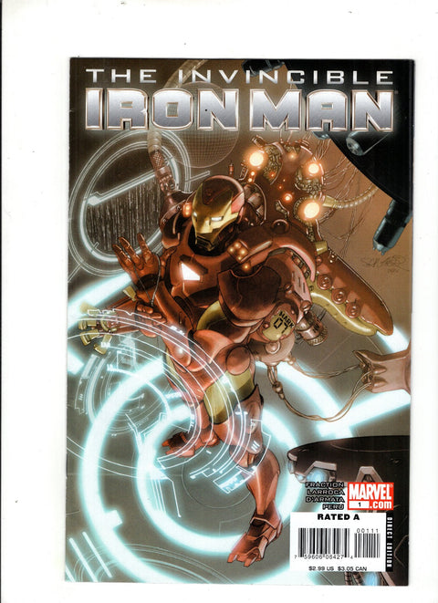 Invincible Iron Man, Vol. 1 #1 (Cvr A) (2008) Salvador Larroca A Salvador Larroca Buy & Sell Comics Online Comic Shop Toronto Canada