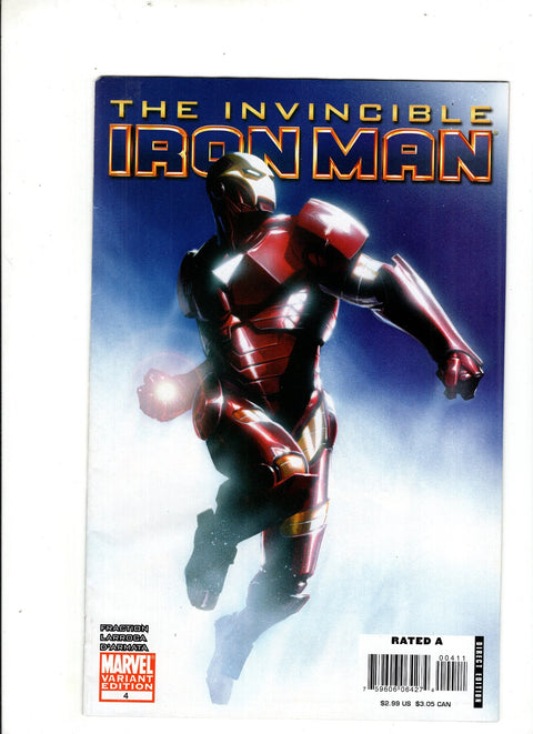 Invincible Iron Man, Vol. 1 #4 (Cvr B) (2008) Gabriele Dell'Otto Incentive Variant (1:10) B Gabriele Dell'Otto Incentive Variant (1:10) Buy & Sell Comics Online Comic Shop Toronto Canada