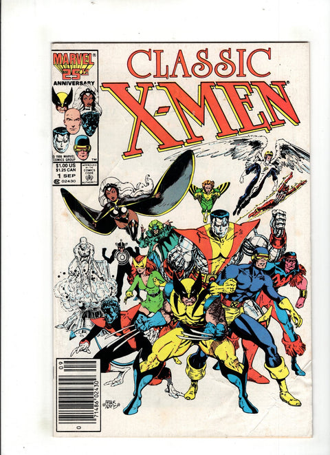 X-Men Classic #1 (1986) Newsstand Edition Newsstand Edition Buy & Sell Comics Online Comic Shop Toronto Canada