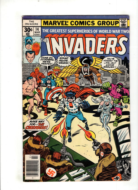 The Invaders, Vol. 1 #14 (1977) Newsstand Edition Newsstand Edition Buy & Sell Comics Online Comic Shop Toronto Canada
