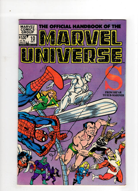 Official Handbook of the Marvel Universe, Vol. 1 #10 (1983) Buy & Sell Comics Online Comic Shop Toronto Canada