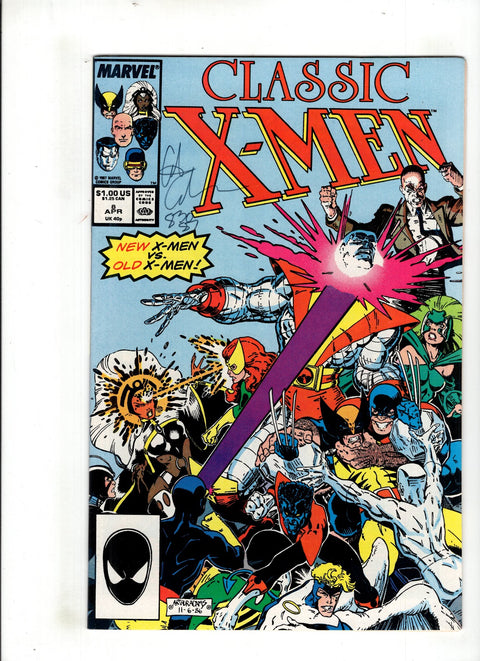 X-Men Classic #8 (1987) Signed Art Adams Signed Art Adams Buy & Sell Comics Online Comic Shop Toronto Canada