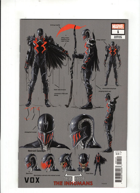 Death of the Inhumans #1 (Cvr E) (2018) Incentive Kaare Andrews Design Variant E Incentive Kaare Andrews Design Variant Buy & Sell Comics Online Comic Shop Toronto Canada