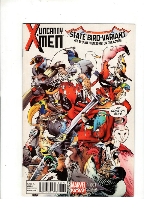 Uncanny X-Men, Vol. 3 #1 (Cvr G) (2013) Stuart Immonen Deadpool 53 State Bird Variant G Stuart Immonen Deadpool 53 State Bird Variant Buy & Sell Comics Online Comic Shop Toronto Canada