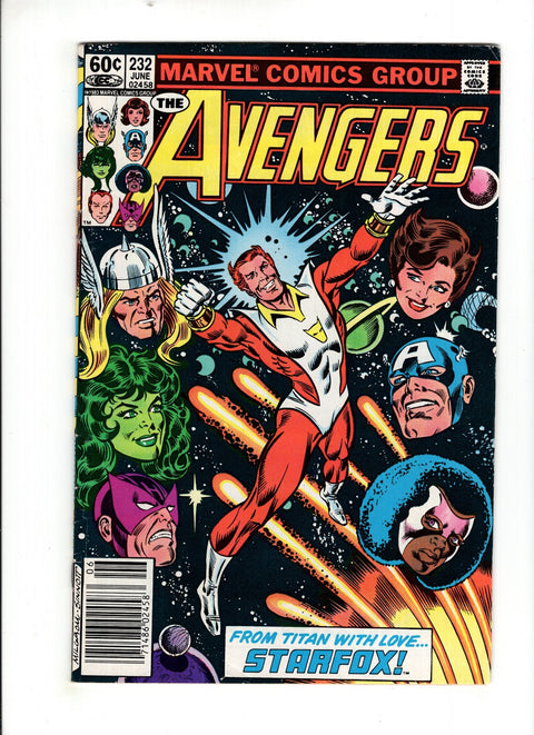 The Avengers, Vol. 1 #232 (1983) 1st Eros as Starfox 1st Eros as Starfox Buy & Sell Comics Online Comic Shop Toronto Canada