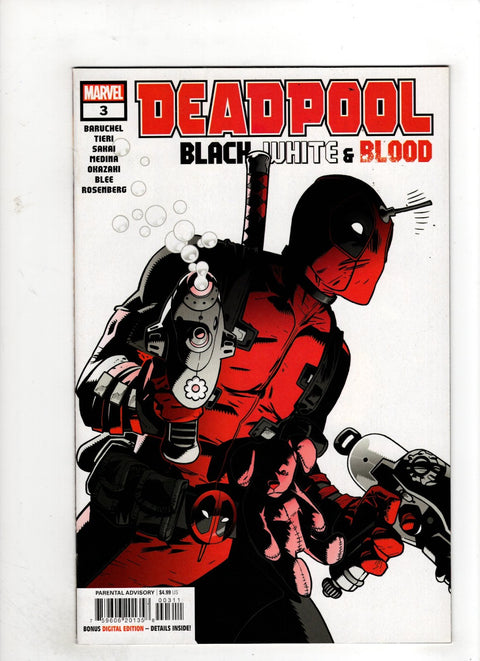 Deadpool: Black, White & Blood #3 (Cvr A) (2021) Kev Walker A Kev Walker Buy & Sell Comics Online Comic Shop Toronto Canada
