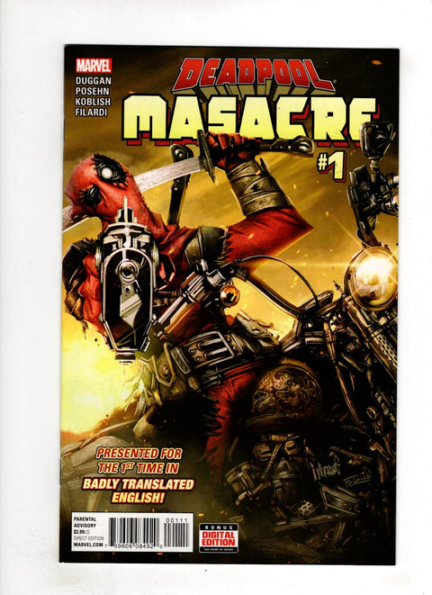 Deadpool: Masacre #1 (2016) Buy & Sell Comics Online Comic Shop Toronto Canada