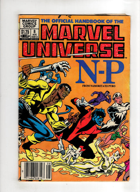 Official Handbook of the Marvel Universe, Vol. 1 #8 (Cvr C) (1983) Canadian Price Variant C Canadian Price Variant Buy & Sell Comics Online Comic Shop Toronto Canada