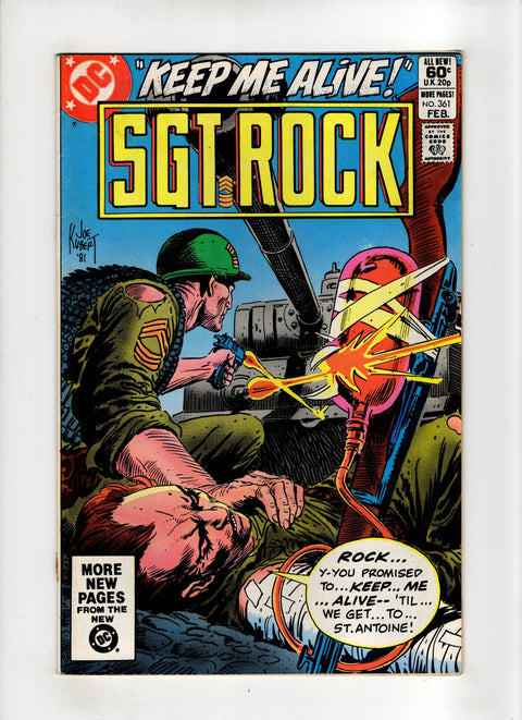 Sgt. Rock, Vol. 1 #361 (1981) Buy & Sell Comics Online Comic Shop Toronto Canada