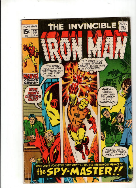 Iron Man, Vol. 1 #33 (1971) Buy & Sell Comics Online Comic Shop Toronto Canada